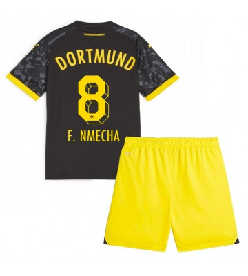 Borussia Dortmund Felix Nmecha #8 Udebanesæt Børn 2023-24 Kort ærmer (+ korte bukser)